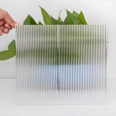 Reeded Pattern Tempered Glass